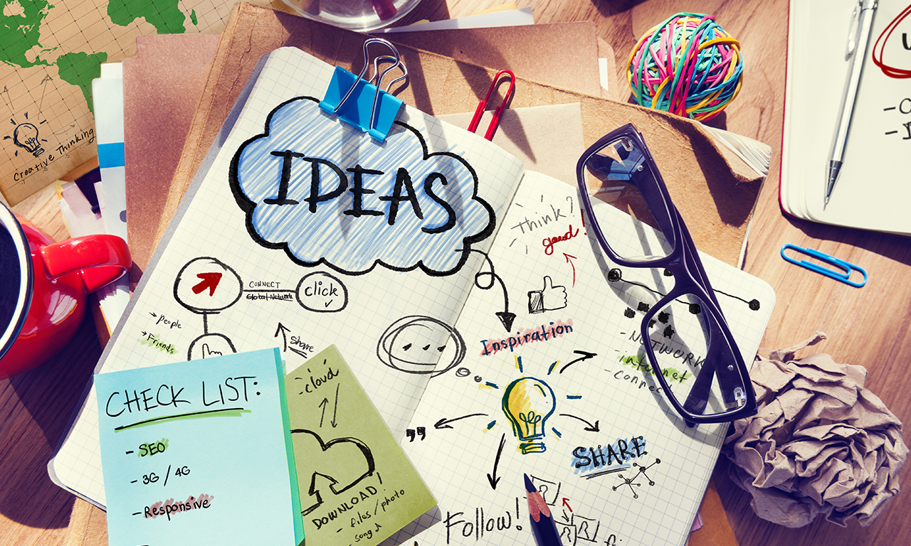 paper with digital marketing trends ideas